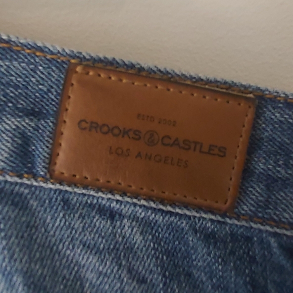Crooks & Castels Distressed Womans Jeans - Picture 6 of 9